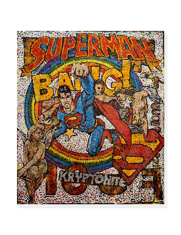 Superman Giovanni DeCunto Acrylic 79 x 90 in