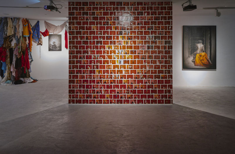 CrazinisT artisT in collaboration with My Dear Fagot, Passing Through - Acts of Radical Empathy, installation view, 2018. Courtesy Gallery 1957, Accra. Photo Ric Bower