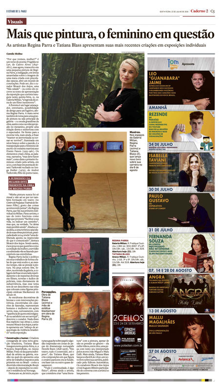 More than painting, the feminine in question