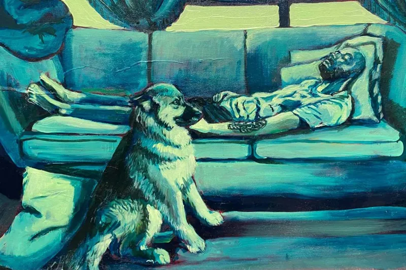 "Sundays are not a man’s bestfriend, kiki is….", 2023 by Sultan Al Remeithi