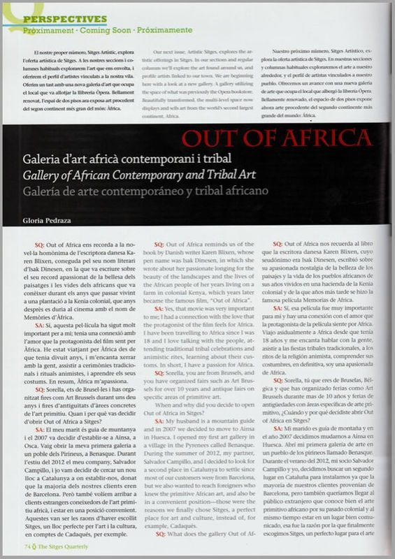 Out of Africa - Gallery of African Contemporary and Tribal Art