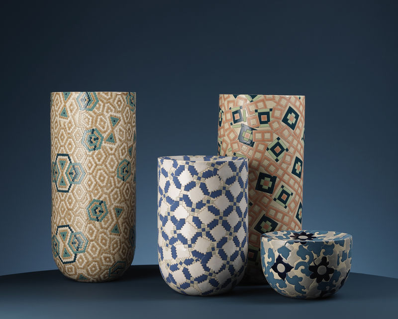Frances Priest: Vase Forms, Kirkcaldy Patterns - Photography by Shannon Tofts