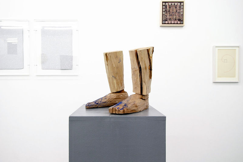 One work by each artist