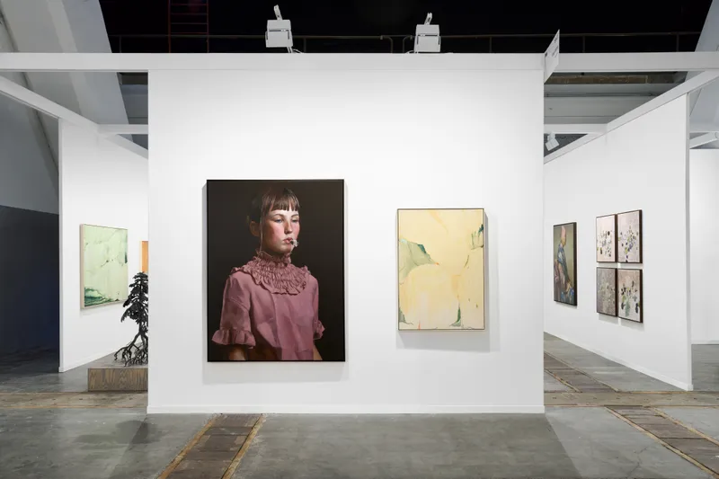 Berg Gallery's presentation at Art Brussels 2025. Photo Choreo