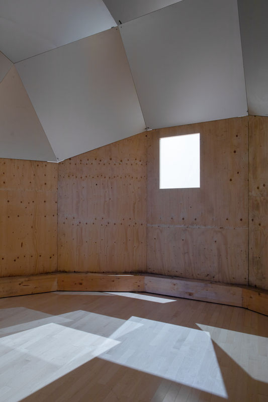 Installation detail from "Water School" at MSU Broad Museum, East Lansing, Michigan.