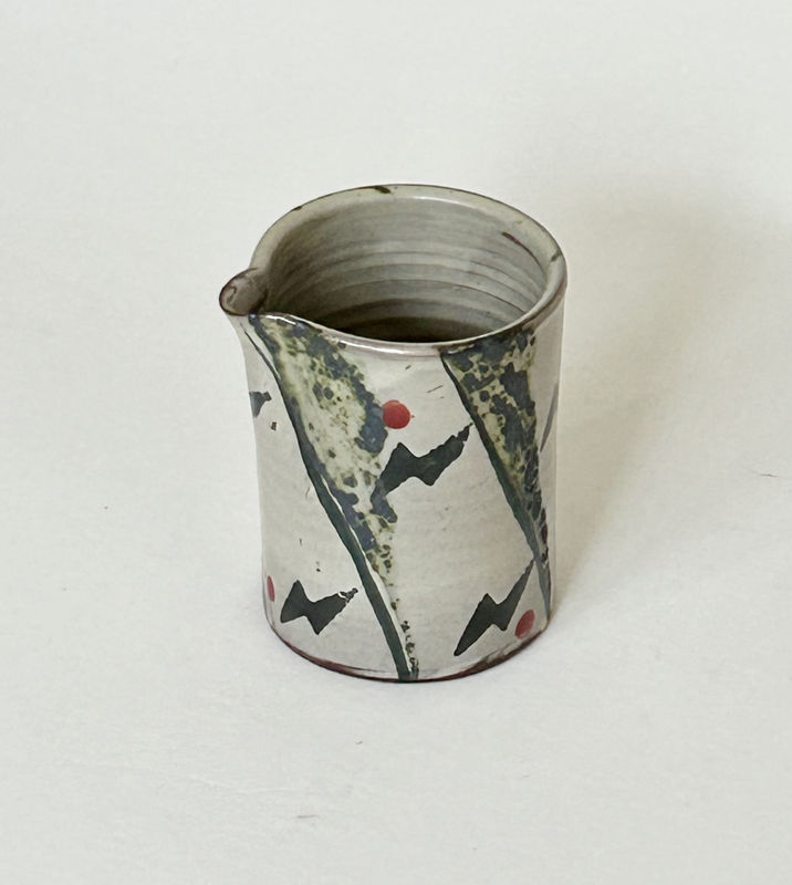 Straight Jug, earthenware, 4 1/2 x 3 1/2 in / 11.5 x 9 cm each