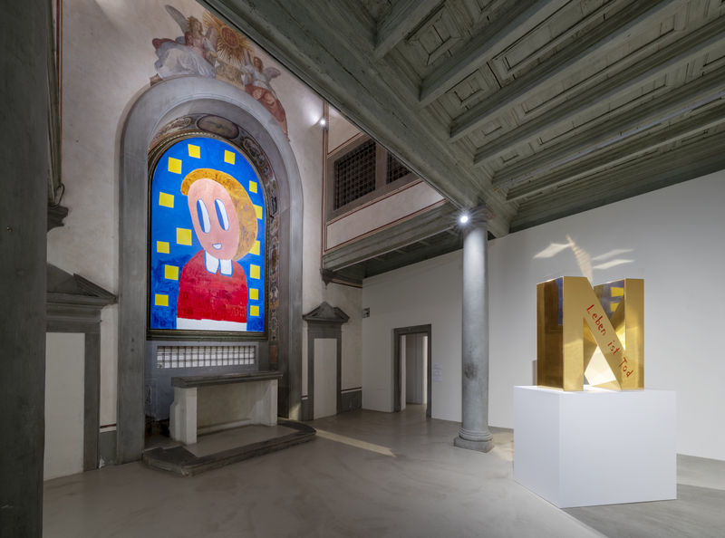 Installation view: Liebe, Glaube und Hoffnung, Museo Novecento, Florence, 2024. Photo: Ela Bialkowska OKNOstudio