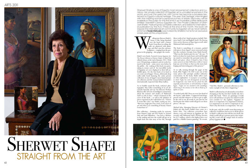 Sherwet Shafei, Egypt's Most Famous Art Collector and Curator