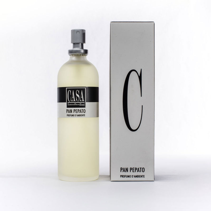 A room spray bottle PAN PEPATO by Lorenzo Dante Ferro