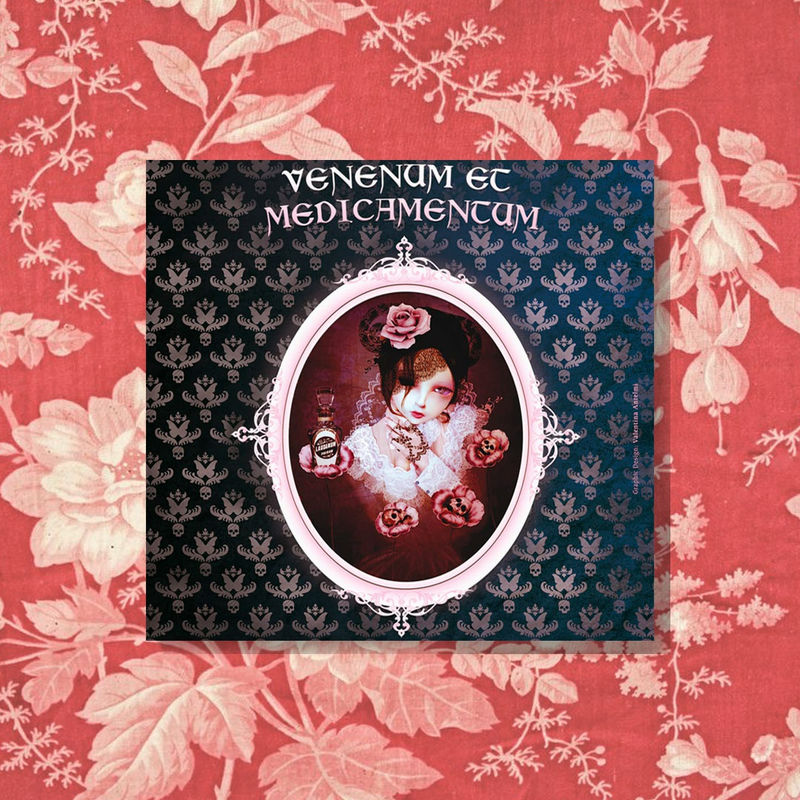 CD Cover of VENENUM ET MEDICAMENTUM by Giorgio Baldi picturing and artwork by Natalie Shau