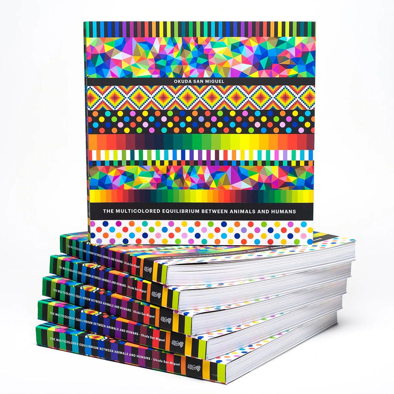 THE MULTICOLORED EQUILIBRIUM BETWEEN ANIMALS AND HUMANS, Okuda San Miguel