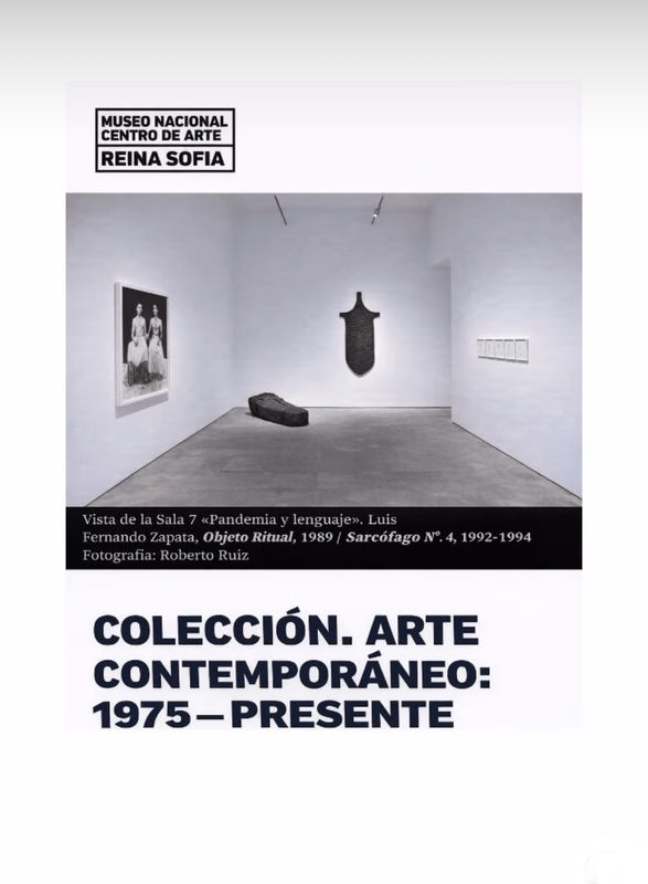 LUIS FERNANDO ZAPATA ENTERS EXHIBITION IN PERMANENCY AT THE REINA SOFIA MADRID