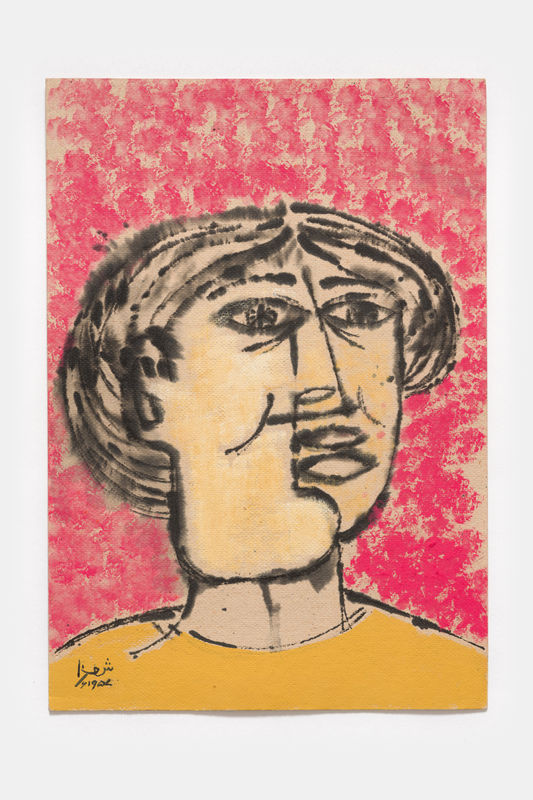 Anwar Jalal Shemza, Head, 1957. Photo by Andrew Judd.