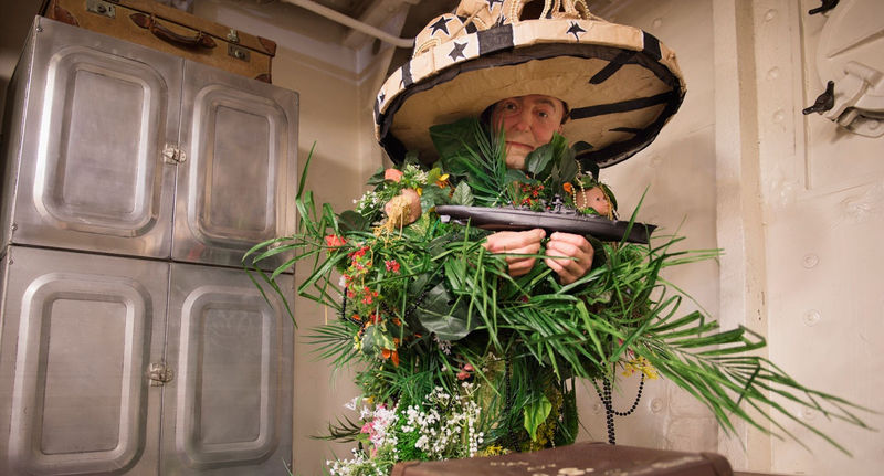 Hew Locke, The Tourists, 2015, Commissioned by the Imperial War Museum for HMS Belfast, London