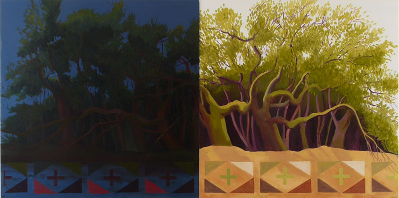 Detail of Kay WalkingStick, Detail of Volute/Volupte, 2009