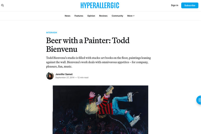 Todd Bienvenu. HYPERALLERGIC Magazine