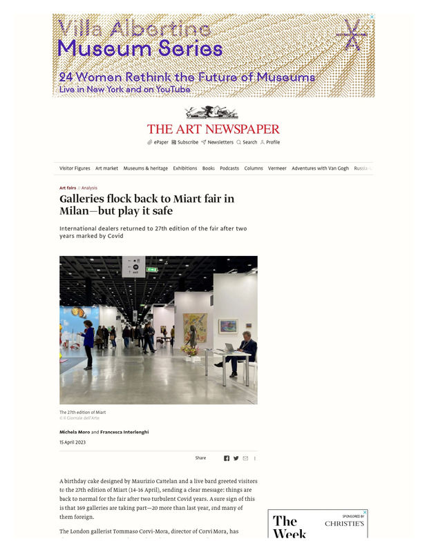 The 27th edition of Miart © Il Giornale dell’Arte