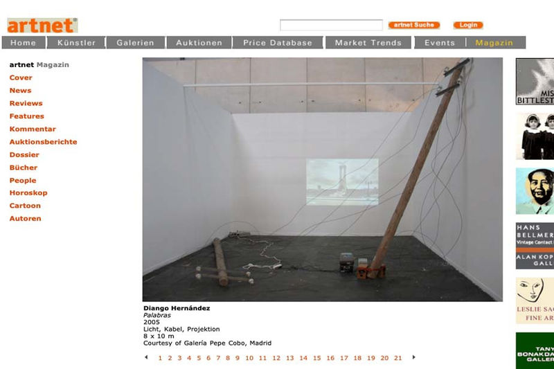 Diango Hernandez. artnet