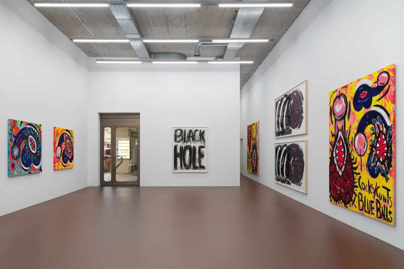 Judith Bernstein , Blue Balls