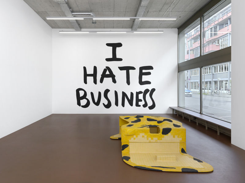 Jennifer Bolande, Jessica Diamond, Tishan Hsu , Hello America group show curated by Gianni Jetzer