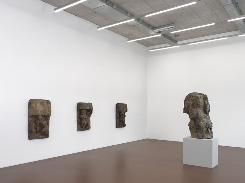 Hans Josephsohn, solo show Karma International, Zurich