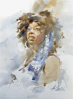 Watercolor Portraits from Life, Annette Smith I Local I Watercolor