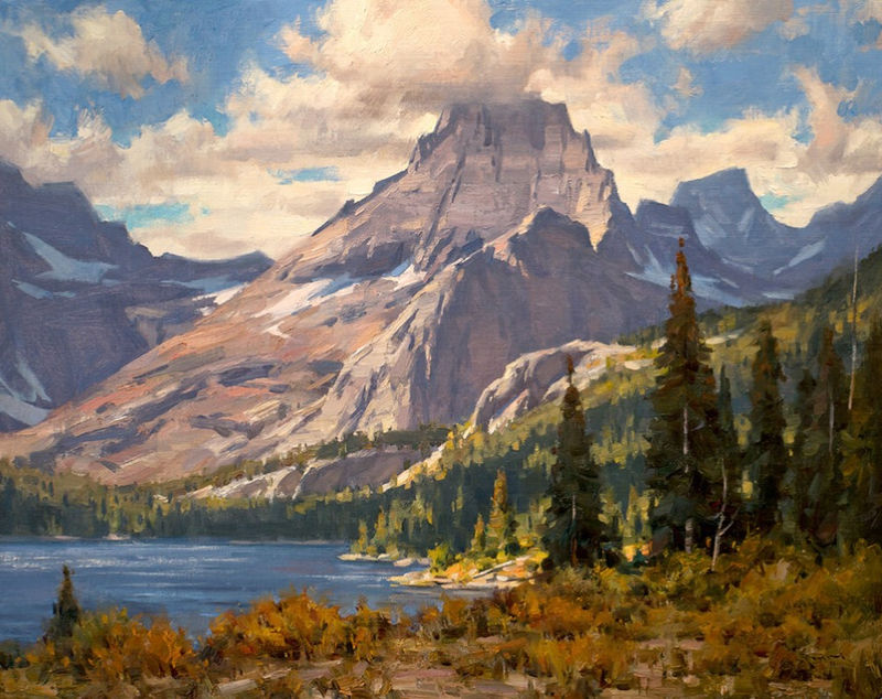 Plein Air Painting in Beartooth Pass, Montana, Mitch Baird | Off-Site I Workshop | Oil
