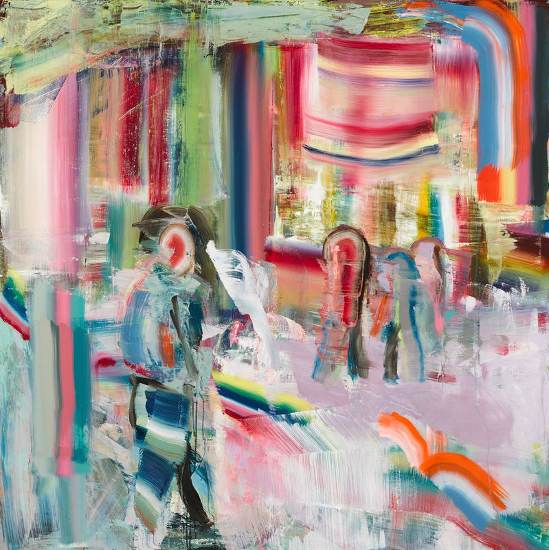 Diana Copperwhite, “Depend on the morning sun” (2016), 150 x 150 cm