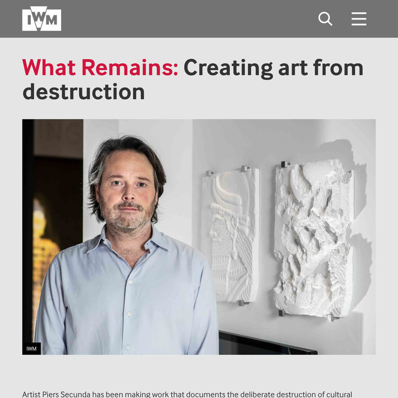 What Remains: Creating art from destruction , Piers Secunda