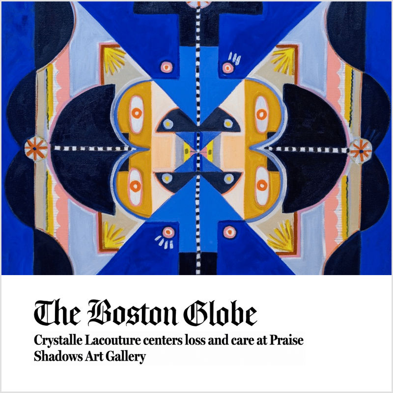 Crystalle Lacouture centers loss and care at Praise Shadows Art Gallery