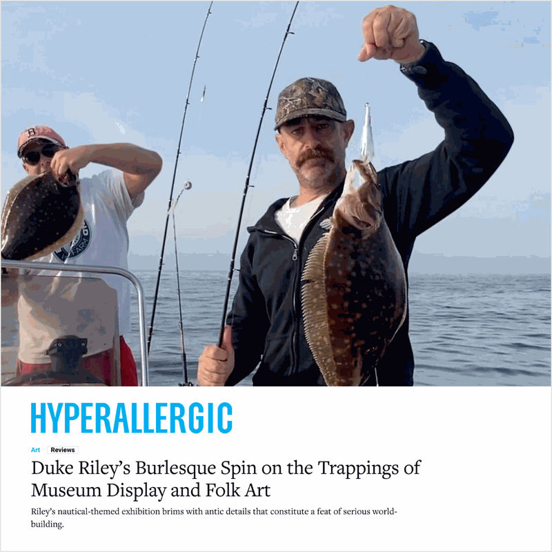 Duke Riley's Burlesque Spin on the Trappings of Museum Display and Folk Art