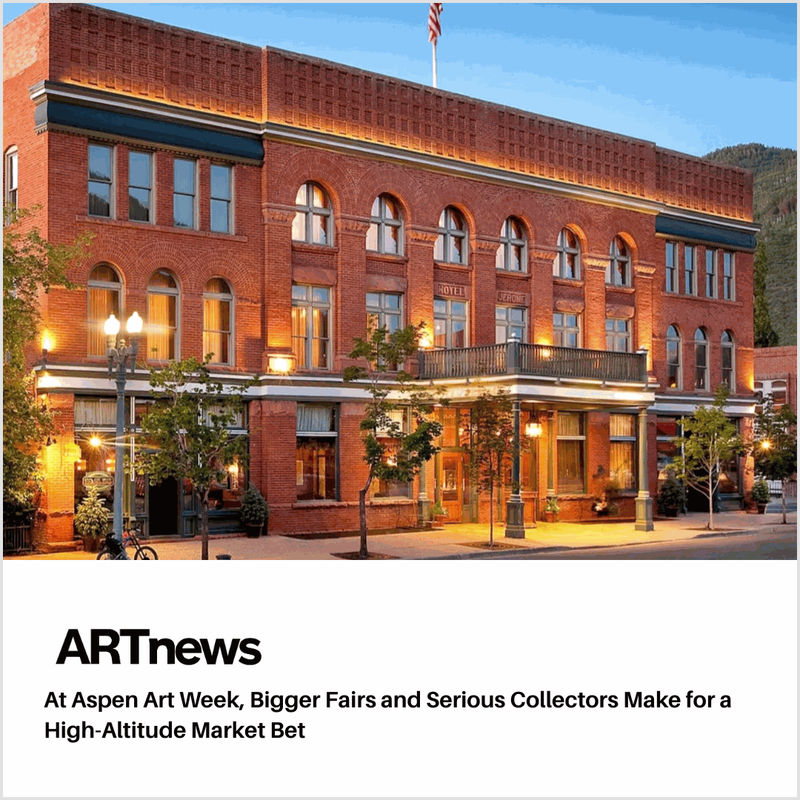 At Aspen Art Week, Bigger Fairs and Serious Collectors Make for a High-Altitude Market Bet