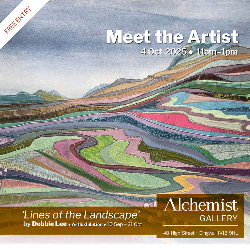 Meet the Artist Debbie Lee at Alchemist Gallery Dingwall