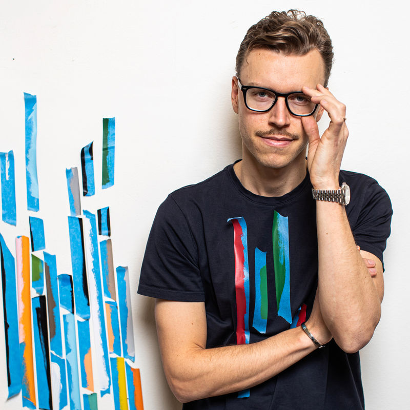 Porträttbild av Sigfrid Billgren i färg