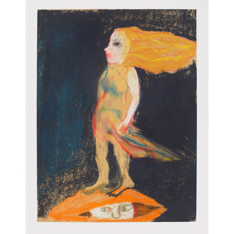 Klara Kristalova | Arbeten på papper och skulptur / Works on paper and sculpture, The inner room of the gallery...