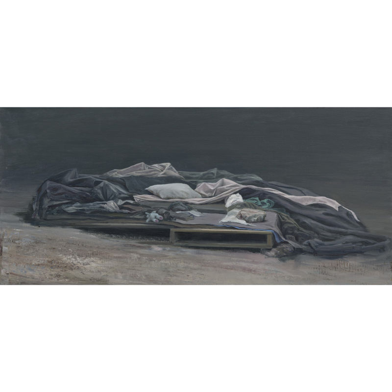 Tommy Hilding, ”The Wanderer’s Rest”, 2021, Oil on linen, 50x110 cm
