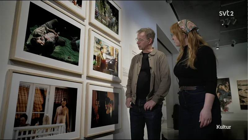 Ulf Lundin at Kulturnyheterna, SVT