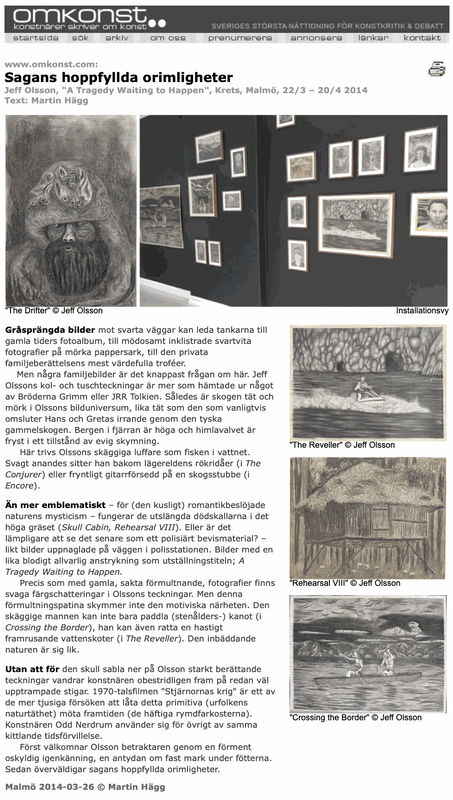 Review in Omkonst, Jeff Olsson