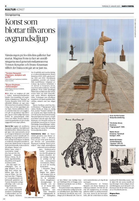 Review in DN, Bruno Knutman