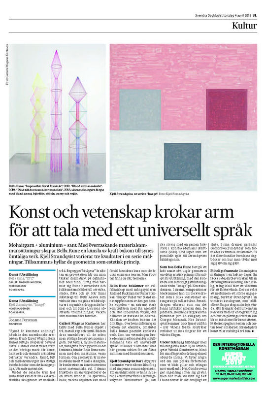 Review in SvD, Bella Rune