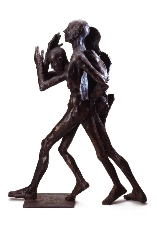 Titus Lerner . Bronze . Serie Häutungen