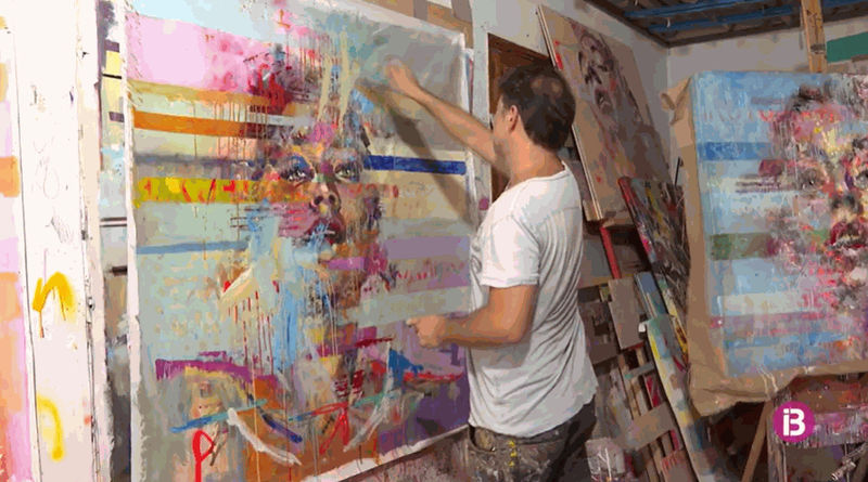 Destroying to build again, this is Salva Ginard's painting