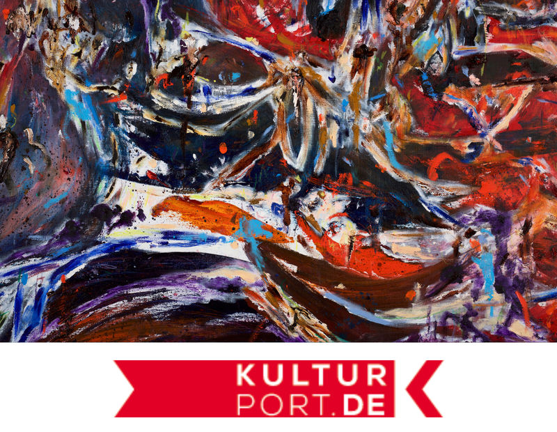 KUNST AM ROTHENBAUM , First solo exhibition in Germany by French painter Marie de Villepin, titled Visions of Collisions, at...