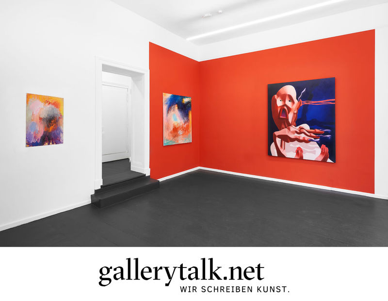 Schönheit in Farbe und Abstraktion Cathrin Hoffmann und Anna Steinert in der Galerie Tanja Wagner, “The Future is Beautiful” at...