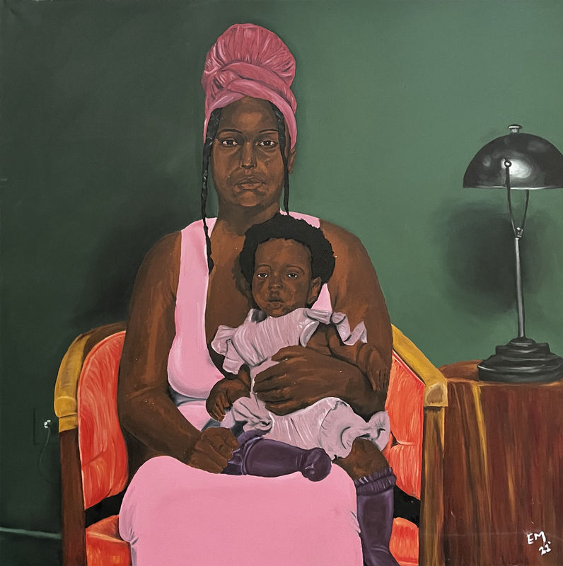 The garden behind the house, 2022