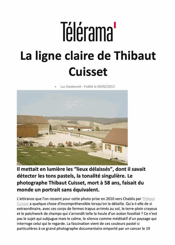 Thibaut Cuisset — Télérama