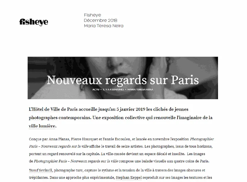 Nouveaux regards sur Paris