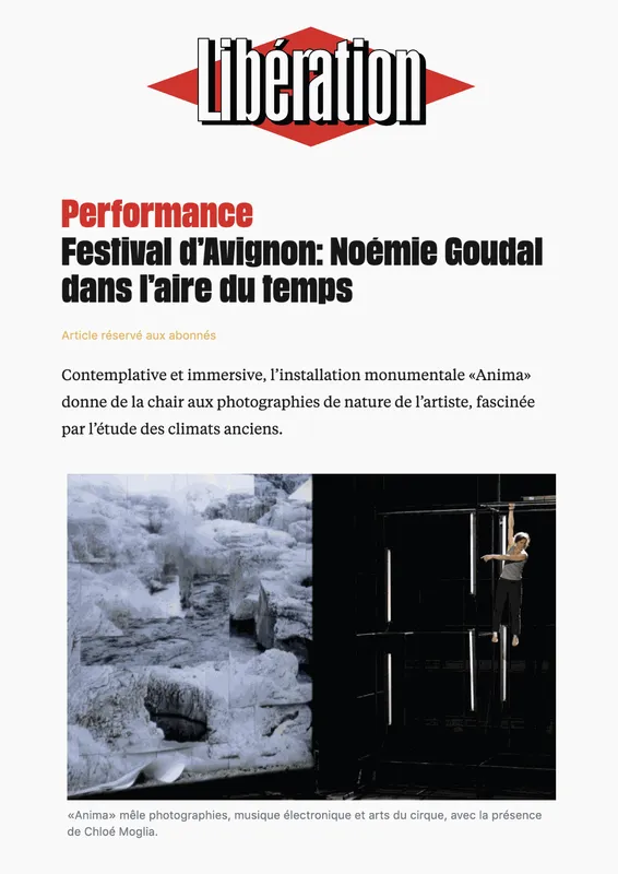 Noémie Goudal dans l’aire du temps