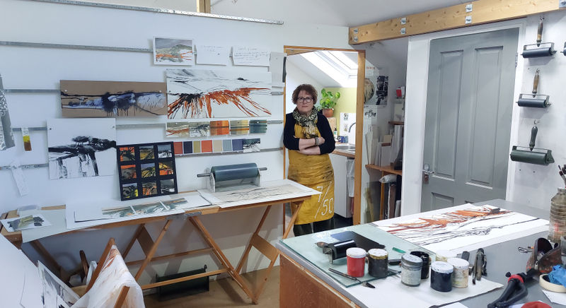 Monoprint Demonstration & Artist Talk