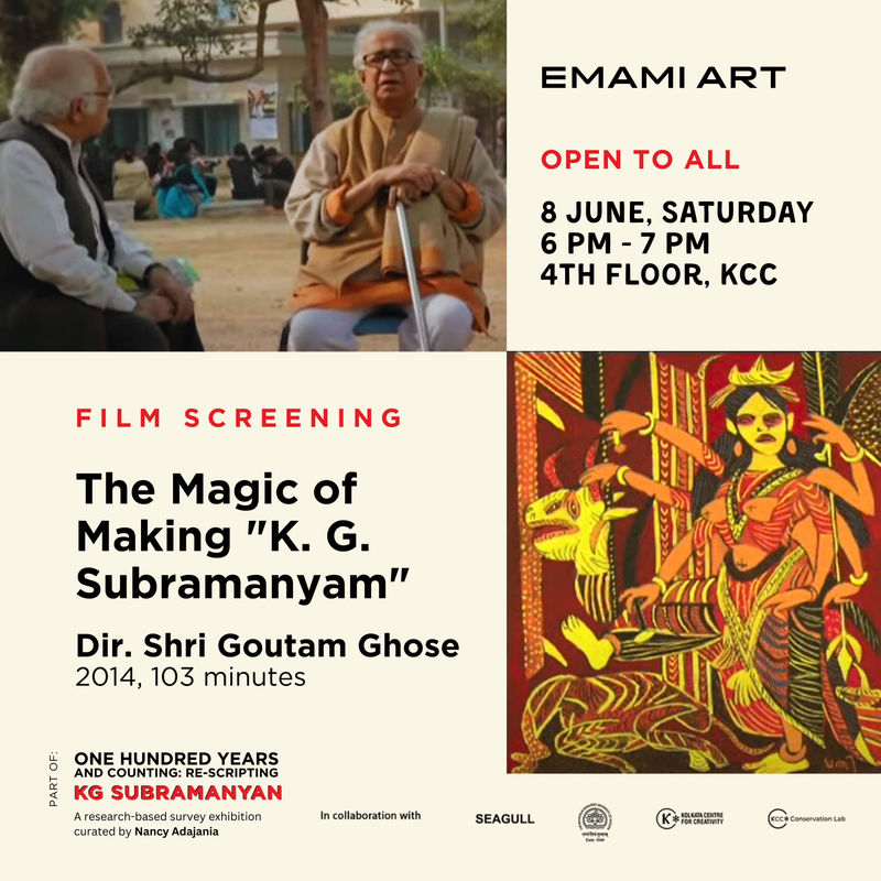 THE MAGIC OF MAKING K G SUBRAMANYAN , Documentary film by Goutam Ghose